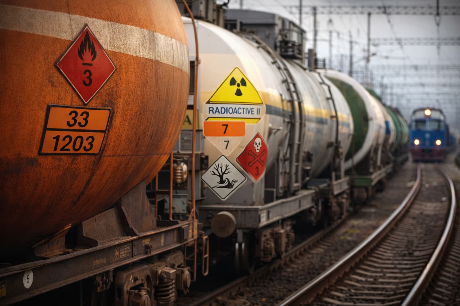 Опасные грузы на железной дороге